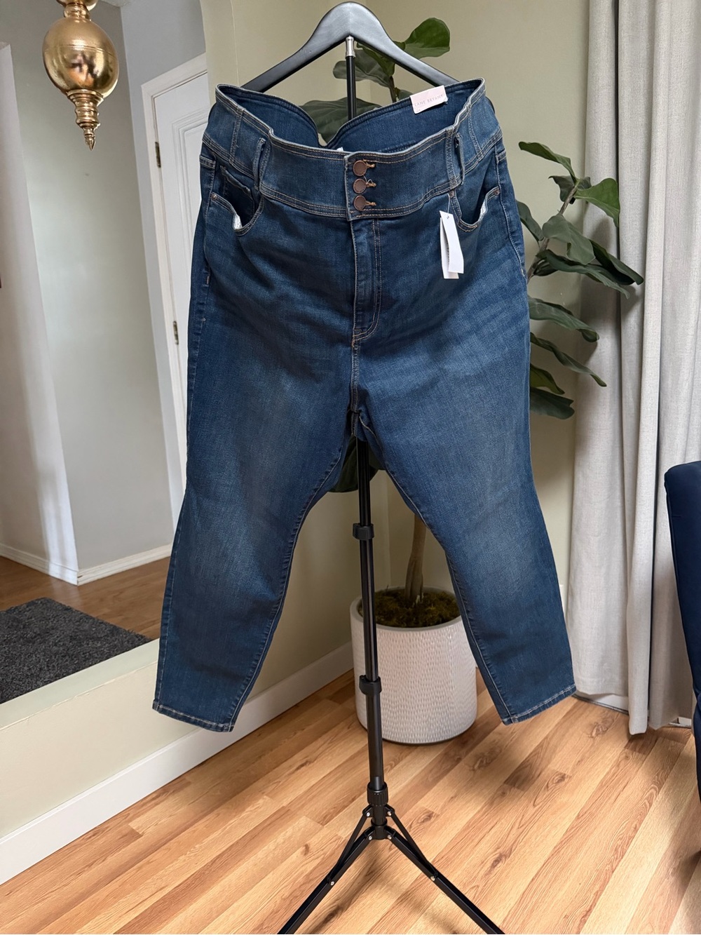 Lane Bryant Ultra High Rise Dark Blue Jeggings
